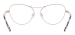 Metal Cat Eye Full Rim Glasses - Green