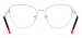 Cat Eye Metal Eyeglasses - Magenta