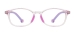 Oval Colorful Children Spectacles - Purple