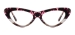 Women Cat Eye Spectacles - Purple Tortoise