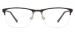 Metal Square Eyeglass Frames - Black