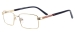 Men Classic Eyeglasses - Gold