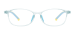 TR90 Rectangular Kids Glasses - Blue