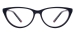 Acetate Cat Eye Spectacles - Black