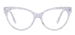 Cat Eye Acetate Spectacles Frame - Transparency