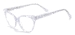 Cat Eye Acetate Spectacles Frame - Transparency