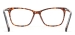 Rectangular Acetate Optical Glasses - Brown