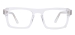 Fashion Rectangular Spectacles - Transparency