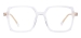 Fashion Square Glasses Frame - Transparency