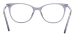 Acetate Cat Eye Glasses Frame - Gray_Transparent