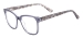 Acetate Square Glasses Frame - Transparent Gray