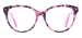 Tortoise Cat Eye Glasses - Purple Tortoise