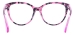 Tortoise Cat Eye Glasses - Purple Tortoise