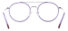 Acetate Metal Round Glasses - Purple