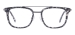 Large Double Bridge Eyeglasses - Gray Tortoise