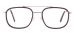 Double Bridge Square Eyeglasses