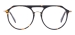 Round Double Bridge Glasses - Tortoise