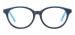 Fashion Round Kids Eyeglasses - Black Blue