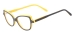 Children Cat Eye Glasses - Black Yellow