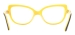 Children Cat Eye Glasses - Black Yellow