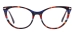 Cat Eye Fancy Glasses - Tortoise