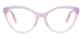 Colorful Cat Eye Glasses - Purple