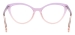 Colorful Cat Eye Glasses - Purple