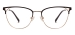 Cat Eye Stainless Steel Eyeglasses Frame