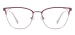 Cat Eye Stainless Steel Eyeglasses Frame