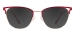 Cat Eye Polarized Sunglasses - Red