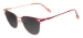 Cat Eye Polarized Sunglasses - Red