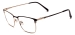 Men and Women Metal Spectacles Frame - Black