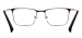 Men and Women Metal Spectacles Frame - Black