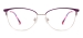 Cat Eye Metal Eyeglasses Frame