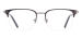 Rectangle Half Rim Eyewear Frames