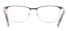 Large Rectangular Spectacles - Brown