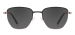 Metal Oversized Sunglasses - Black