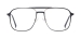 Double Bridge Metal Glasses Frame