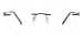 Round Rimless Spectacles