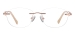 Cat Eye Rimless Frame