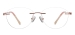 Oval Rimless Spectacles