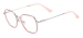 Women Square Eyeglasses - Silver Pink