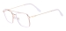 Metal Double Bridge Eyeglasses - Gold Ivory