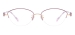 Metal Cat Eye Glasses - Purple