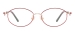 Women Metal Glasses Frame - Red