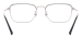 Metal Oval Eyeglasses - Blue Silver