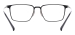 Men Titanium Eyeglasses - Black Silver