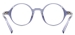 Transparent Round Eyeglasses - Transparent Blue