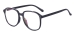 TR90 Oversized Eyeglasses - Black