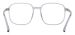 Lightweight Oversized Glasses - Transparent Gray